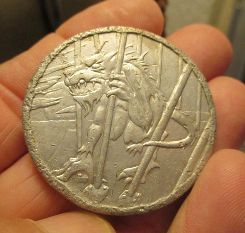 Ancienne médaille aluminium - ancienne,