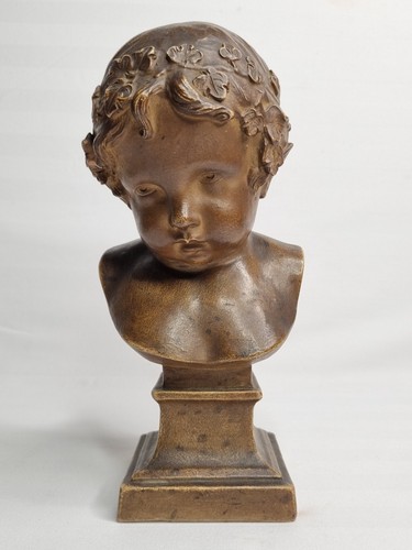 Busto bacco bambino firmato - di,