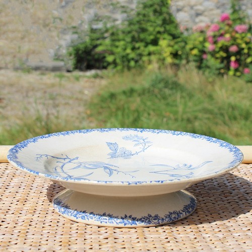 Ancienne assiette montée - , en