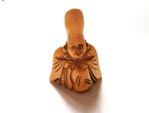 Japon 18ème statuette bien - -,