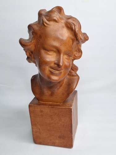 Busto bambino terracotta - in,
