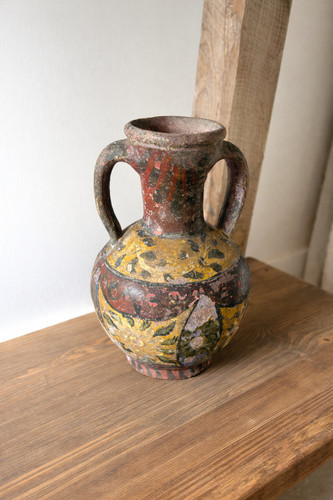 Petite amphore ancienne peinte