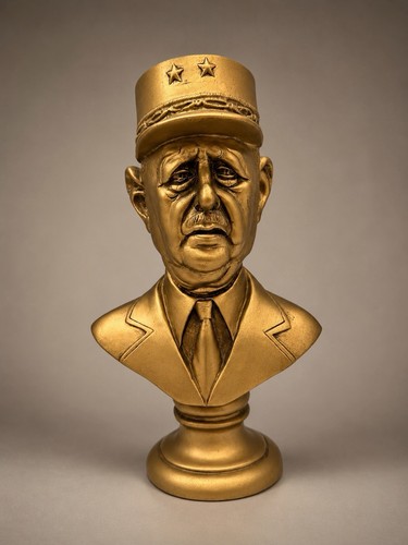 Buste général charles de - général,